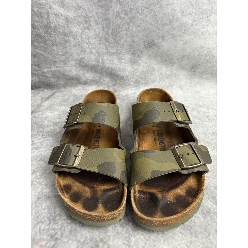 Birkenstock Arizona Slide 2 Strap Sandal in Camouflage EU 42 Men's 9 Wm's 11